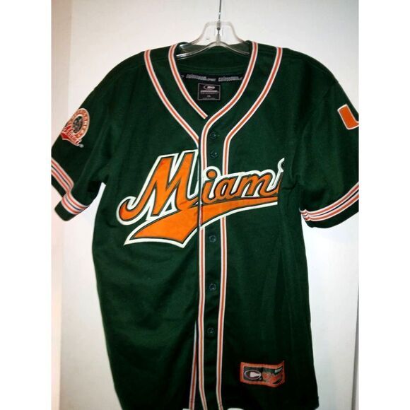 Colosseum Other - Miami Hurricanes Colosseum Vintage Men's Button Up Baseball Jersey - sz. XL